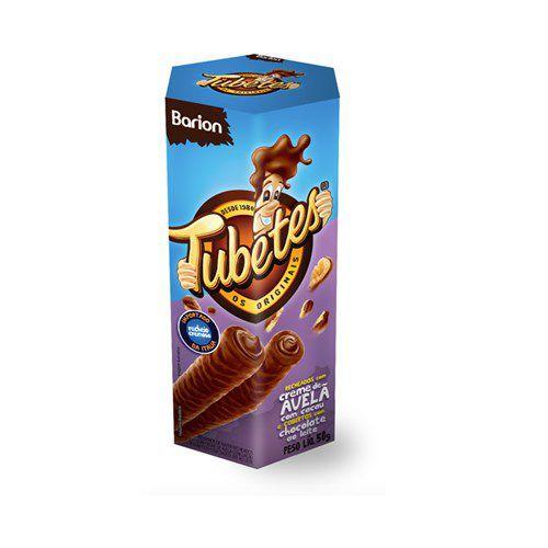 Imagem de Biscoito Wafer Barion Tubetes Creme de Avelã Coberto com Chocolate Ao Leite 50G