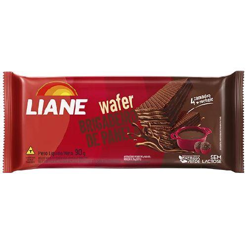 Imagem de Biscoito Wafer Brigadeiro de Panela Sem Lactose Liane 90g