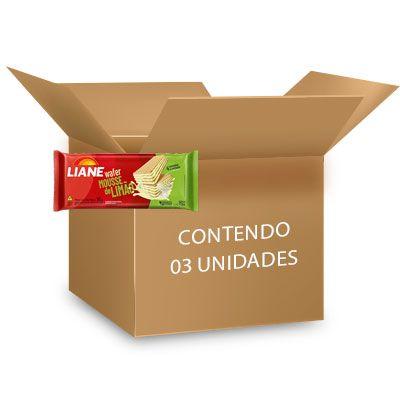 Imagem de Biscoito Wafer Mousse De Limão Liane contendo 3 unidades de 90g cada