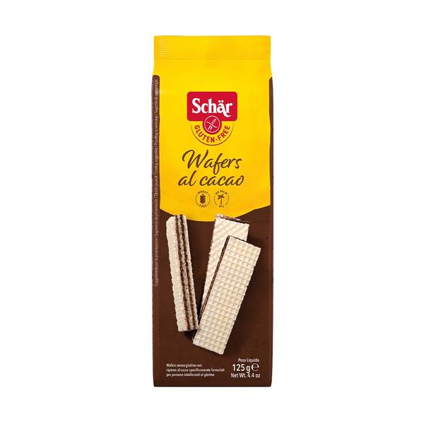 Biscoito Wafer Schar Recheio De Cacau Sem Glúten 125g Imagem de Biscoito Wafer Schar Recheio De Cacau Sem Glúten 125g