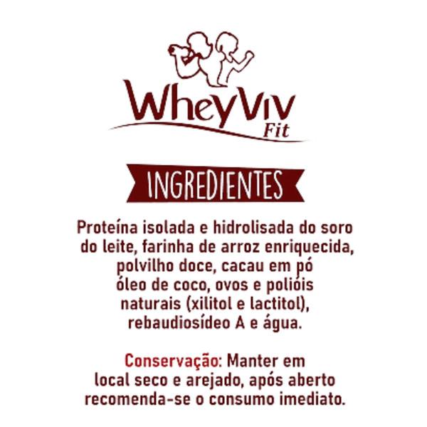 Imagem de Biscoito Whey Portein Fit Wheyviv 45g Zero Açúcar sem glúten