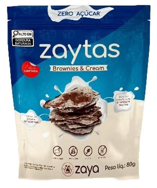 Imagem de Biscoito Zaytas Brownies & Cream Sem Glúten Zaya 80G