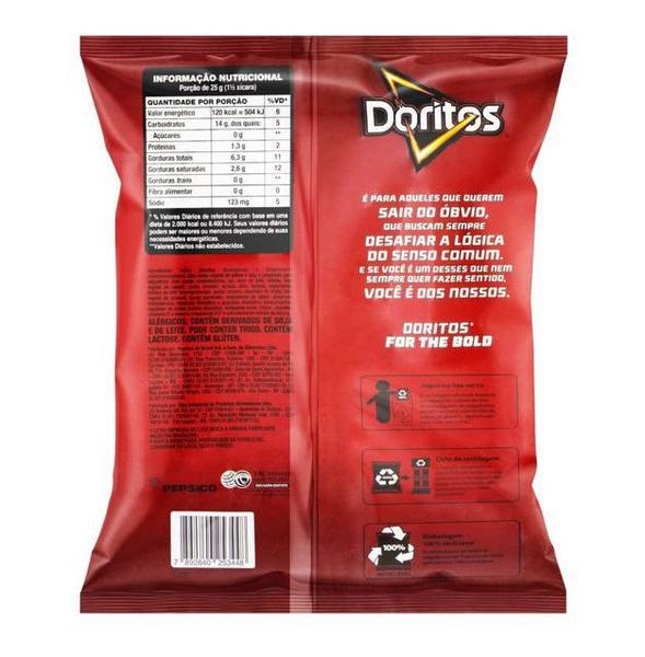 Imagem de Biscoitos Doritos Salgadinhos Elma Chips  Cx Com 60un- 22gr