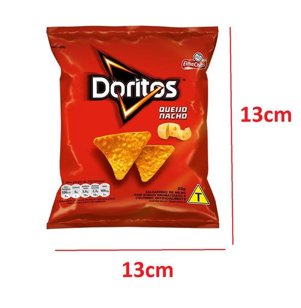 Imagem de Biscoitos Salgadinhos Elma Chips Doritos Caixa C/ 40 De 22g