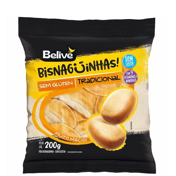 Imagem de Bisnaguinha Belive Tradicional 200g 3un