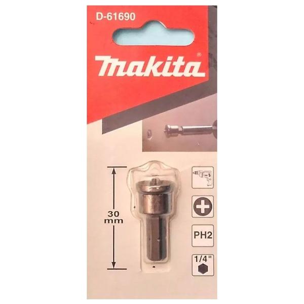 Bit Phillips PH2 com Limitador D-61690 Makita Imagem de Bit Phillips PH2 com Limitador D-61690 Makita