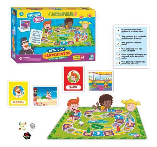 Bita Sentimentos Jogo Das Emoções Mundo Bita Nig Brinquedos Imagem de Bita Sentimentos Jogo Das Emoções Mundo Bita Nig Brinquedos