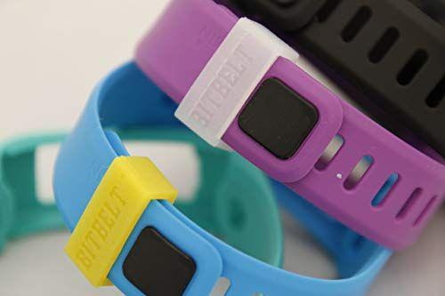 Imagem de Bitbelt Band Lock para Magicband, Fitbit, Vivofit- 2 Pack 90 dias de garantia. Nós inventamos a correção do Fitbit Clasp. (Claro)