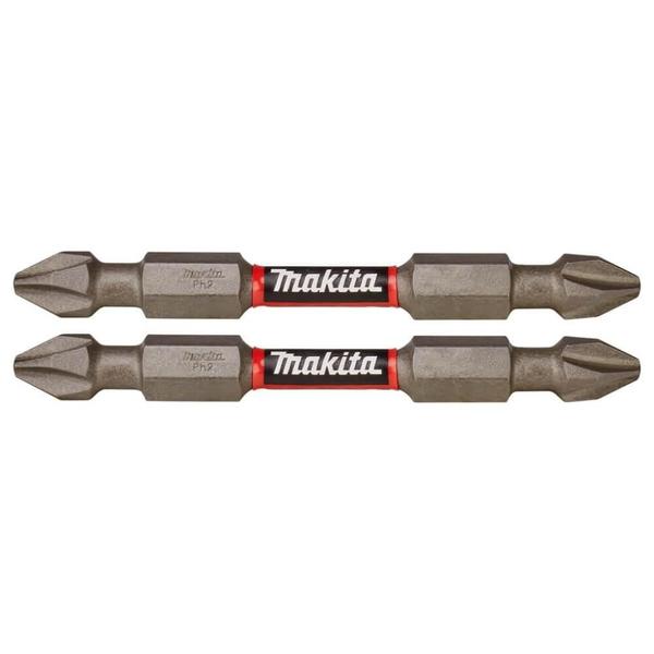 Imagem de Bits de Torção Phillips Nº 2 Ph2 65mm Impact Premier Makita E-06286 - com 2 Bits