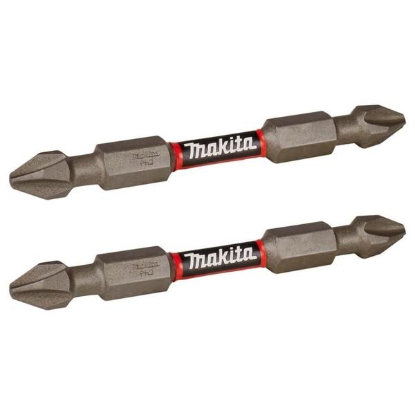 Imagem de Bits de Torção Phillips Nº 2 Ph2 65mm Impact Premier Makita E-06286 - com 2 Bits