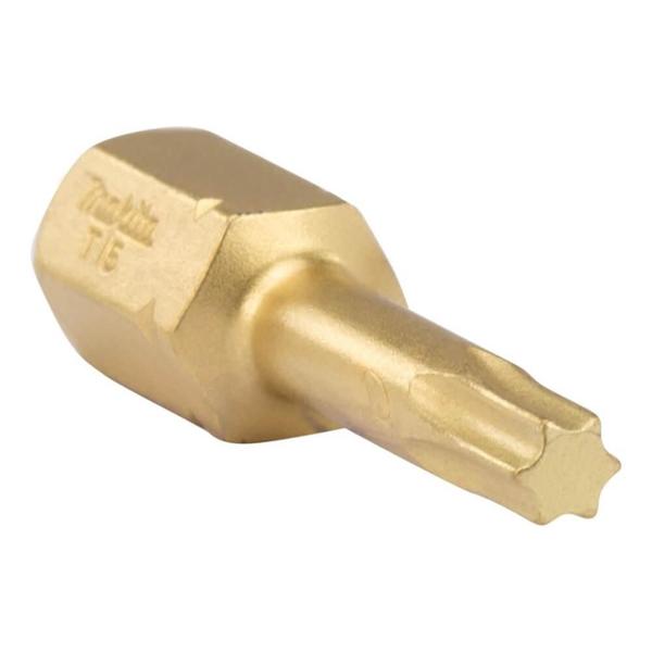 Imagem de Bits de Torção Torx T15 25mm Makita Impact Gold B-28400 com 2 Bits