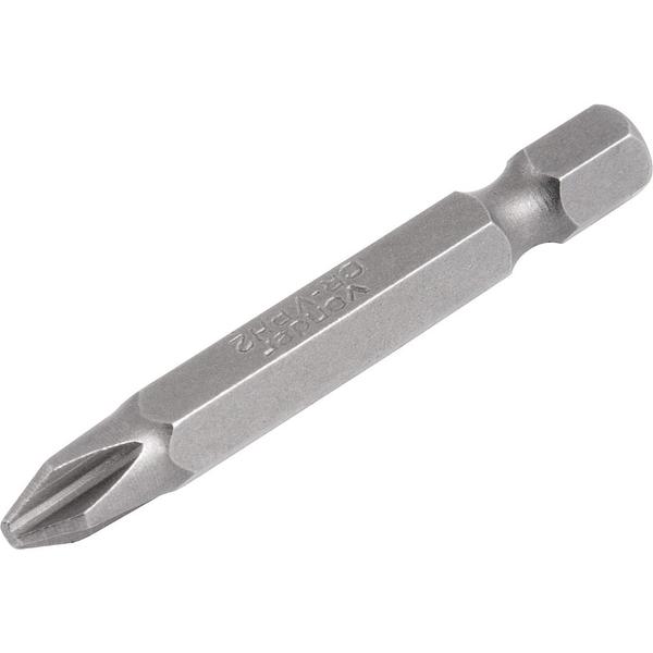 Imagem de Bits/Ponteira Phillips com Encaixe 1/4" Nº 2 x 50 mm com 5 Peças - Vonder