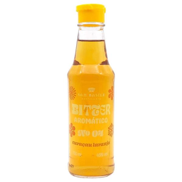 Bitter San Basile Aromático 150ml Curaçau Laranja N04 Imagem de Bitter San Basile Aromático 150ml Curaçau Laranja N04
