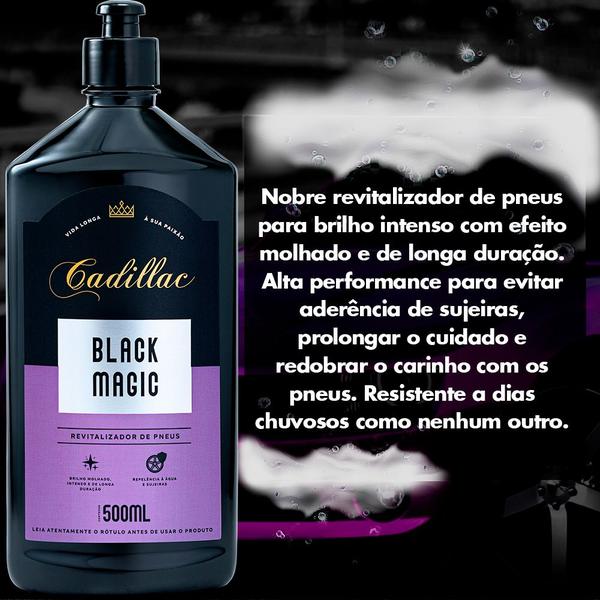 Imagem de Black Magic Cadillac 500ml Revitalizador de Pneus