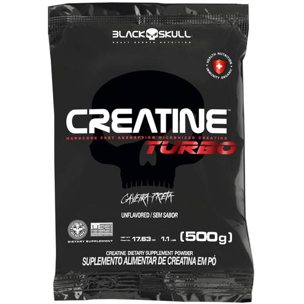 Imagem de Black Skull Creatine Turbo Sem Sabor Refil 500g