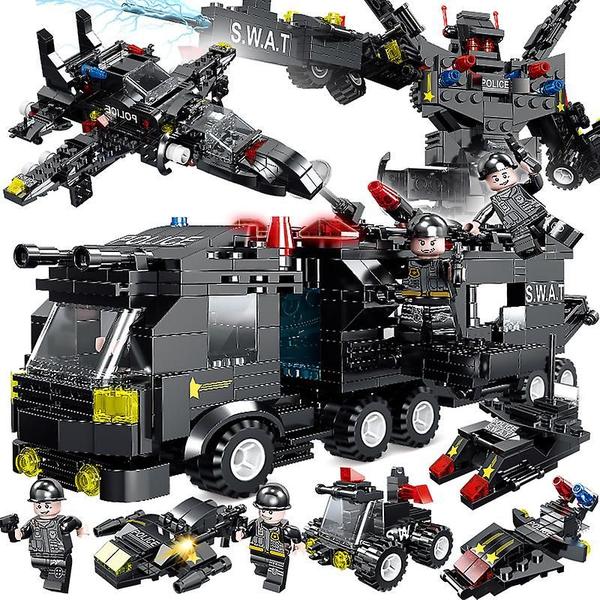 Imagem de Blackhawk Swat Puzzle Blocos compatíveis com partículas de Lego 