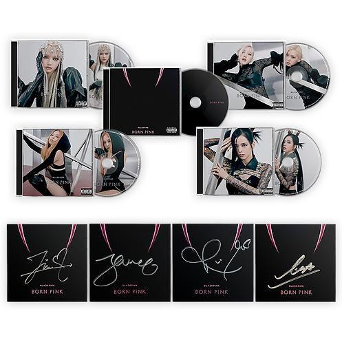 Blackpink - 5x CD + 4x Cards Autografado Born Pink - Coletânea de
