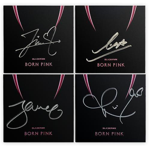 Blackpink - 5x CD + 4x Cards Autografado Born Pink - Coletânea de