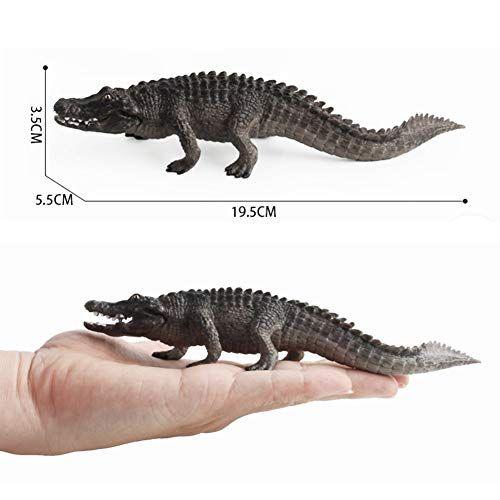 Imagem de BLAPNK 3 Pcs Simulados Crocodilos Modelo De brinquedo, Estatuetas realistas de jacaré coleção Playset Science Adereços Educacionais