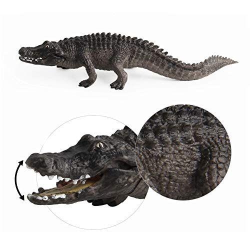 Imagem de BLAPNK 3 Pcs Simulados Crocodilos Modelo De brinquedo, Estatuetas realistas de jacaré coleção Playset Science Adereços Educacionais