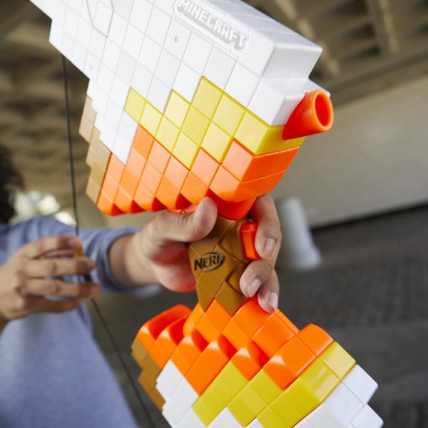 Blaster Bow Nerf Minecraft Sabrewing motorizado com 8 dardos Imagem de Blaster Bow Nerf Minecraft Sabrewing motorizado com 8 dardos
