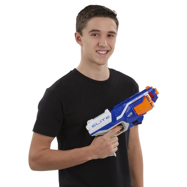 Imagem de Blaster NERF Disruptor Elite com tambor giratório de 6 dardos e dardos