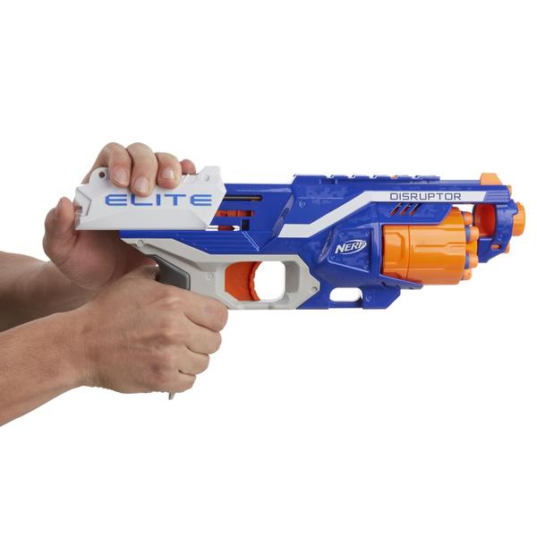 Imagem de Blaster NERF Disruptor Elite com tambor giratório de 6 dardos e dardos