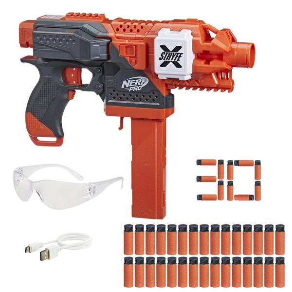 Imagem de Blaster NERF Pro Stryfe X Dart semiautomático com AccuStrike Darts