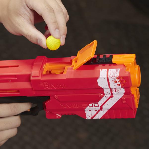 Blaster Nerf Rival Kronos XVIII-500 Breech-Load 5 cartuchos Imagem de Blaster Nerf Rival Kronos XVIII-500 Breech-Load 5 cartuchos