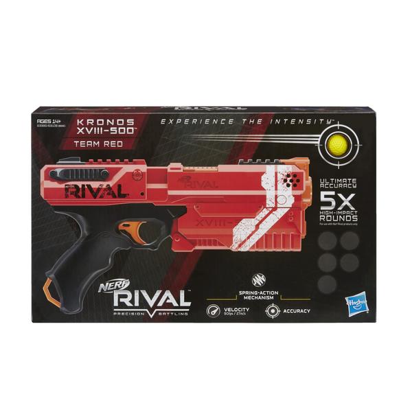 Blaster Nerf Rival Kronos XVIII-500 Breech-Load 5 cartuchos Imagem de Blaster Nerf Rival Kronos XVIII-500 Breech-Load 5 cartuchos