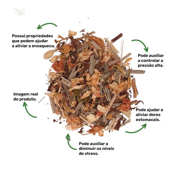Blend - Chá para Enxaqueca - 100% Natural - Alta Qualidade - Rocha Saúde Imagem de Blend - Chá para Enxaqueca - 100% Natural - Alta Qualidade