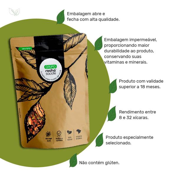 Blend - Chá para Menopausa - 100% Natural - Alta Qualidade - Rocha Saúde Imagem de Blend - Chá para Menopausa - 100% Natural - Alta Qualidade