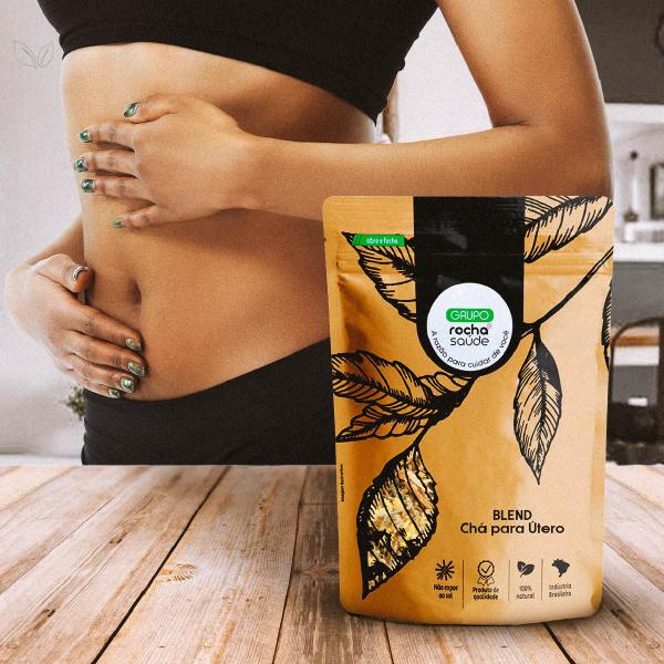 Blend - Chá para o Útero - 100% Natural - Alta Qualidade - Rocha Saúde Imagem de Blend - Chá para o Útero - 100% Natural - Alta Qualidade