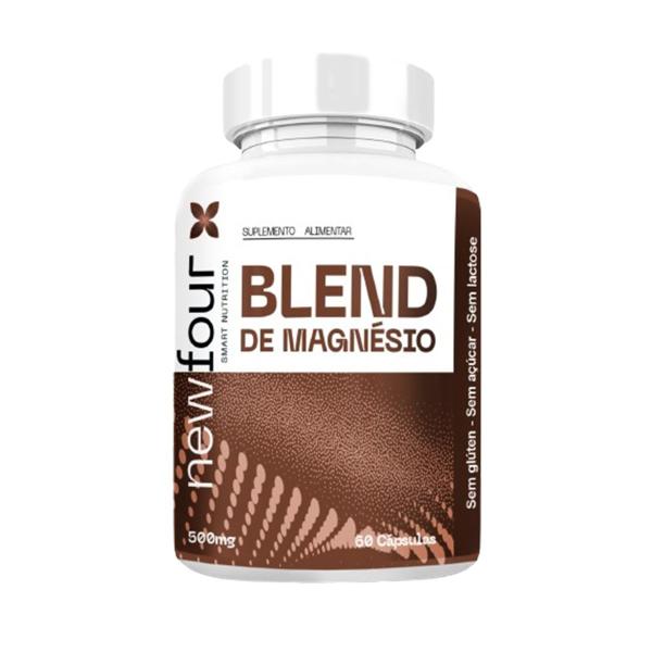 Imagem de Blend de Magnésio - Treonato + Quelato + Malato  60 Cápsulas 500mg - New Four