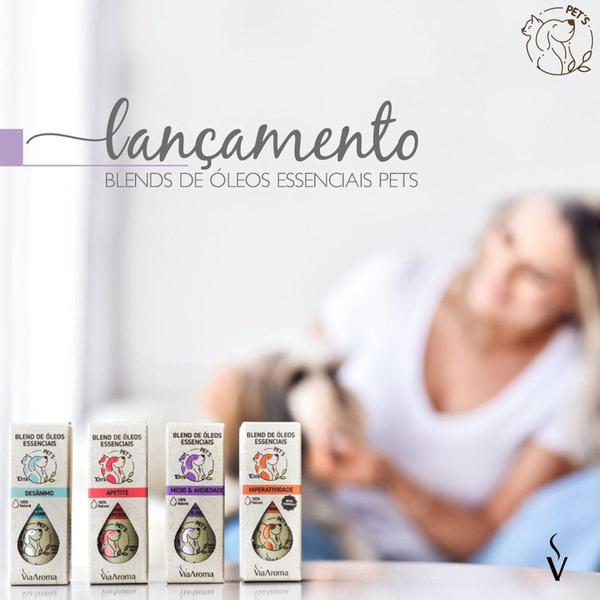 Imagem de Blend De Óleos Essenciais Aromatizador Natural Pets 10ml Via Aroma