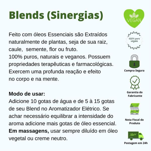 Imagem de Blend de Óleos Essenciais Foco 10ml Via Aroma - Sinergia