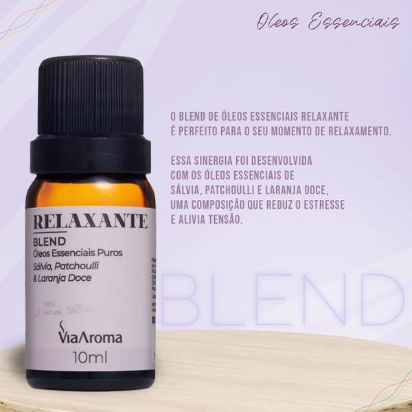 Imagem de Blend de Óleos Essenciais Puros Via Aroma 10ml P/ Aromatizador Difusor Inalação Corpo e Cabelo