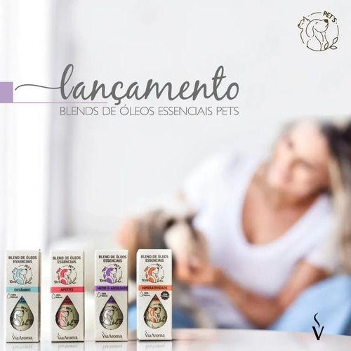 Imagem de Blend Oleos Essenciais 10ml Animais Pets Desanimo Via Aroma