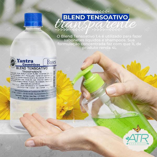 Imagem de Blend Tensoativos Transparente 1/4 Para Sabonete - 3 Litros