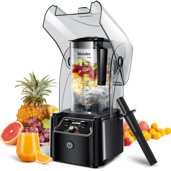 Imagem de Blender WantJoin Professional Commercial 2200 W 2,2 L Preto