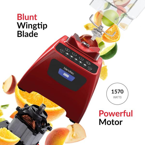 Imagem de Blendtec Classic 575 Blender - Jarras WildSide+ e FourSide - Vermelho Poppy