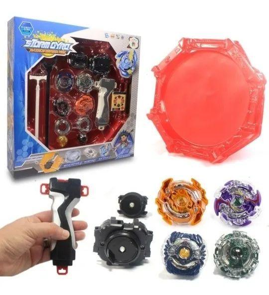 Bleybleide Burst Com Arena Mais Grip Lançador. - Toy King Imagem de Bleybleide Burst Com Arena Mais Grip Lançador.
