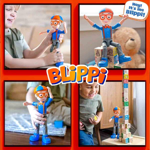 Imagem de Blippi Boneco Articulado com Som e Frases em Inglês 23 cm - Candide 4111