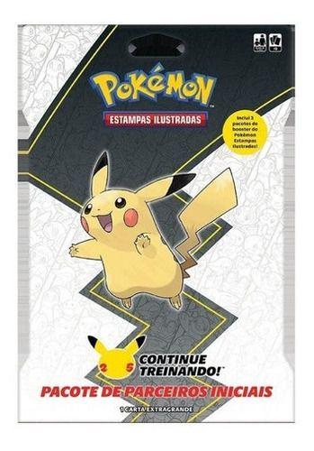 Imagem de Blister Booster Pokemon Carta Extragrande Parceiros Iniciais