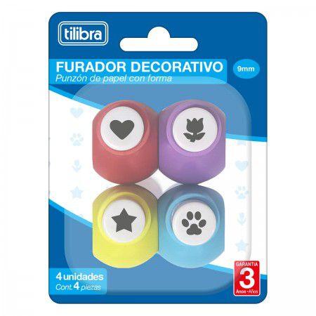 Blister Com 4 Furador 9mm 345415 Tilibra Imagem de Blister Com 4 Furador 9mm 345415 Tilibra