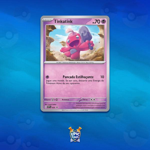 Imagem de Blister Quádruplo Cartas Pokémon Evoluções Paldea Tinkatink