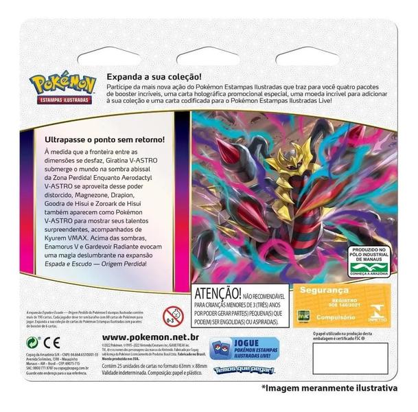 Imagem de Blister Quadruplo Pokemon Weavile Origem Perdida 25 Cartas