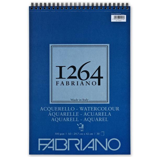 Imagem de Bloco 1264 Watercolor A3 30 Folhas Fabriano 300g