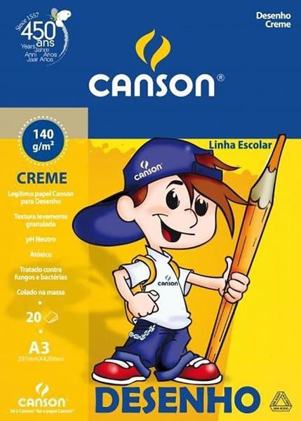 Imagem de Bloco A3 Papel Canson C A Grain 140Gr Com 20 Fls