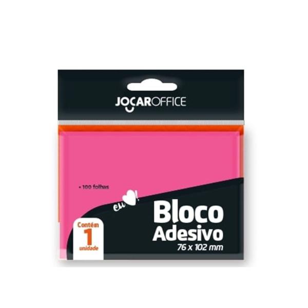 Imagem de Bloco Adesivo 100 Folhas 76mm x 102mm  Jocar Office